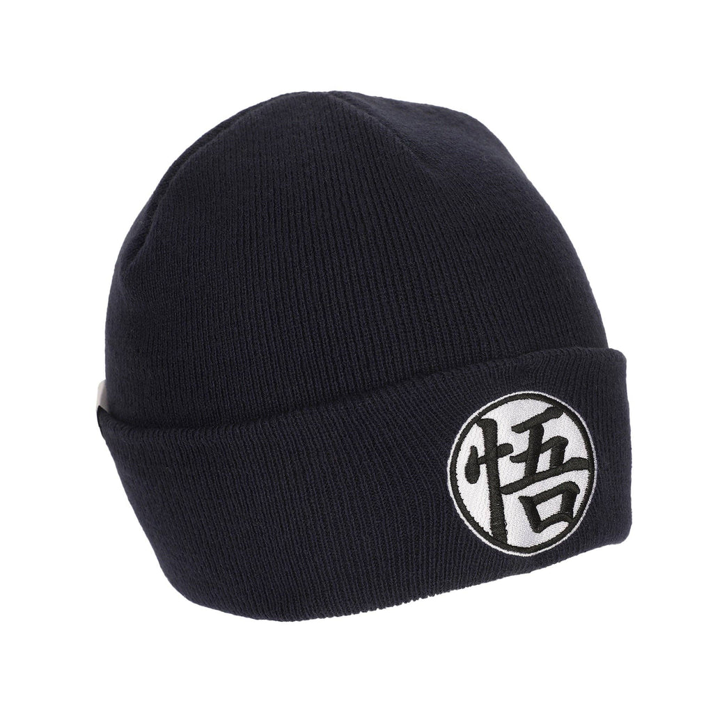 Dragon Ball Z Goku Symbol Embroidery On Acrylic Knit Standard Cuff Beanie