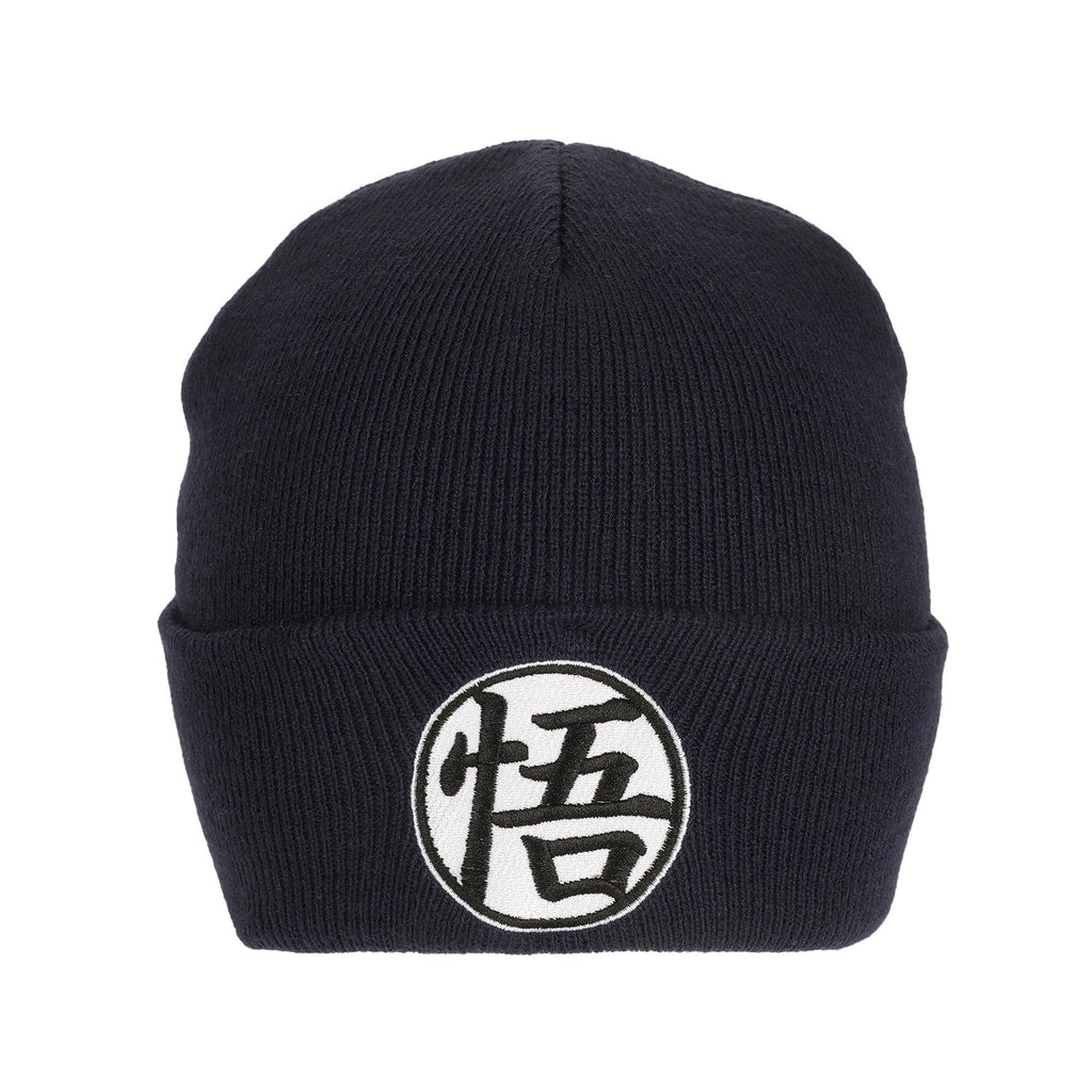 Dragon Ball Z Goku Symbol Embroidery On Acrylic Knit Standard Cuff Beanie