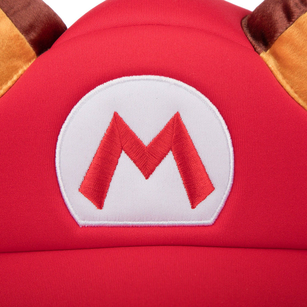 The Super Mario Video Game Raccoon Red Cosplay hat with ears