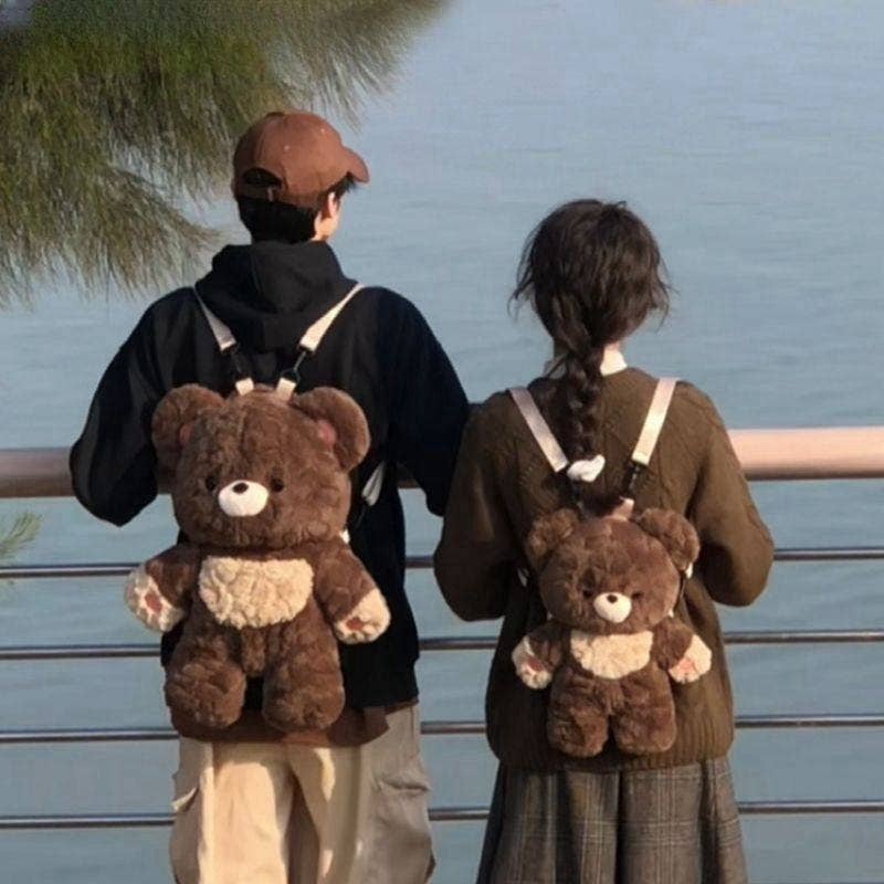 Cute Plush Teddy Bear Backpack