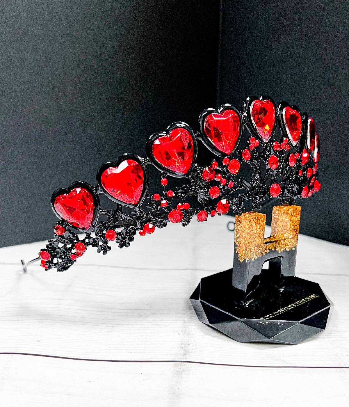 Queen of Heart Crown, Evil Witch Headband, Costume Headpiece