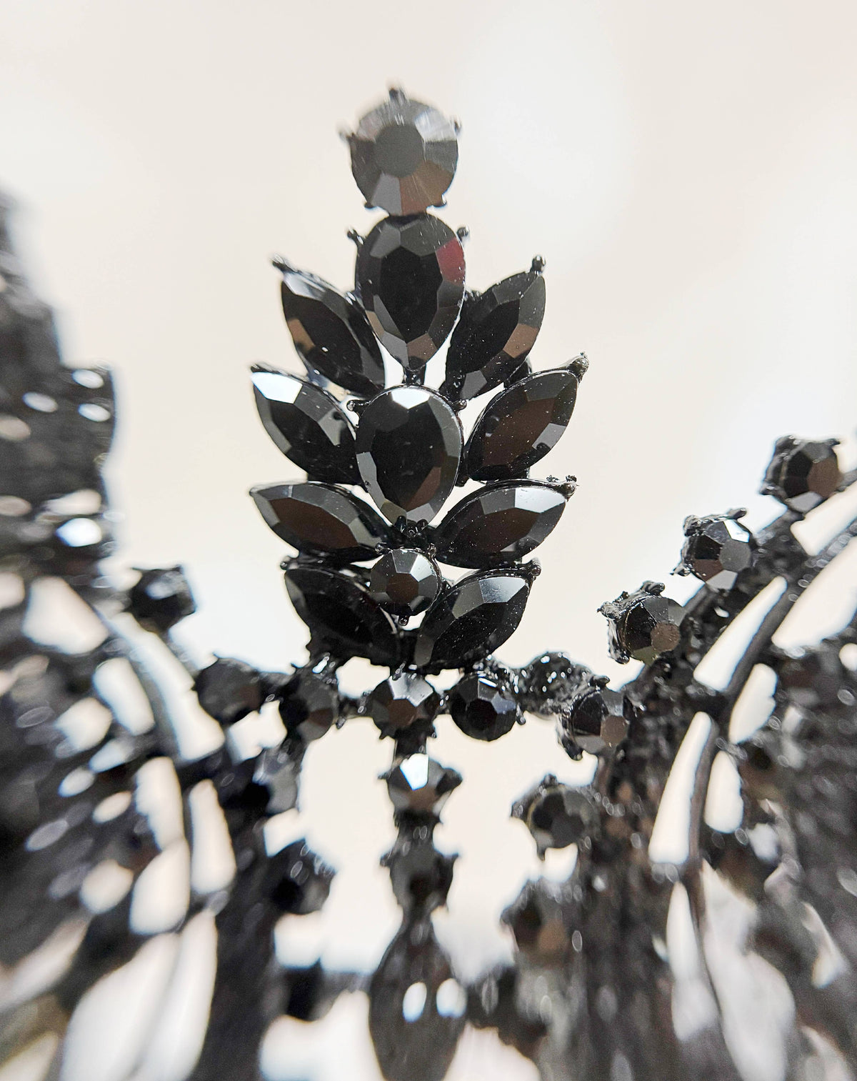 Black Goth Crown, Halloween Costume Crown, Black Comb Crown