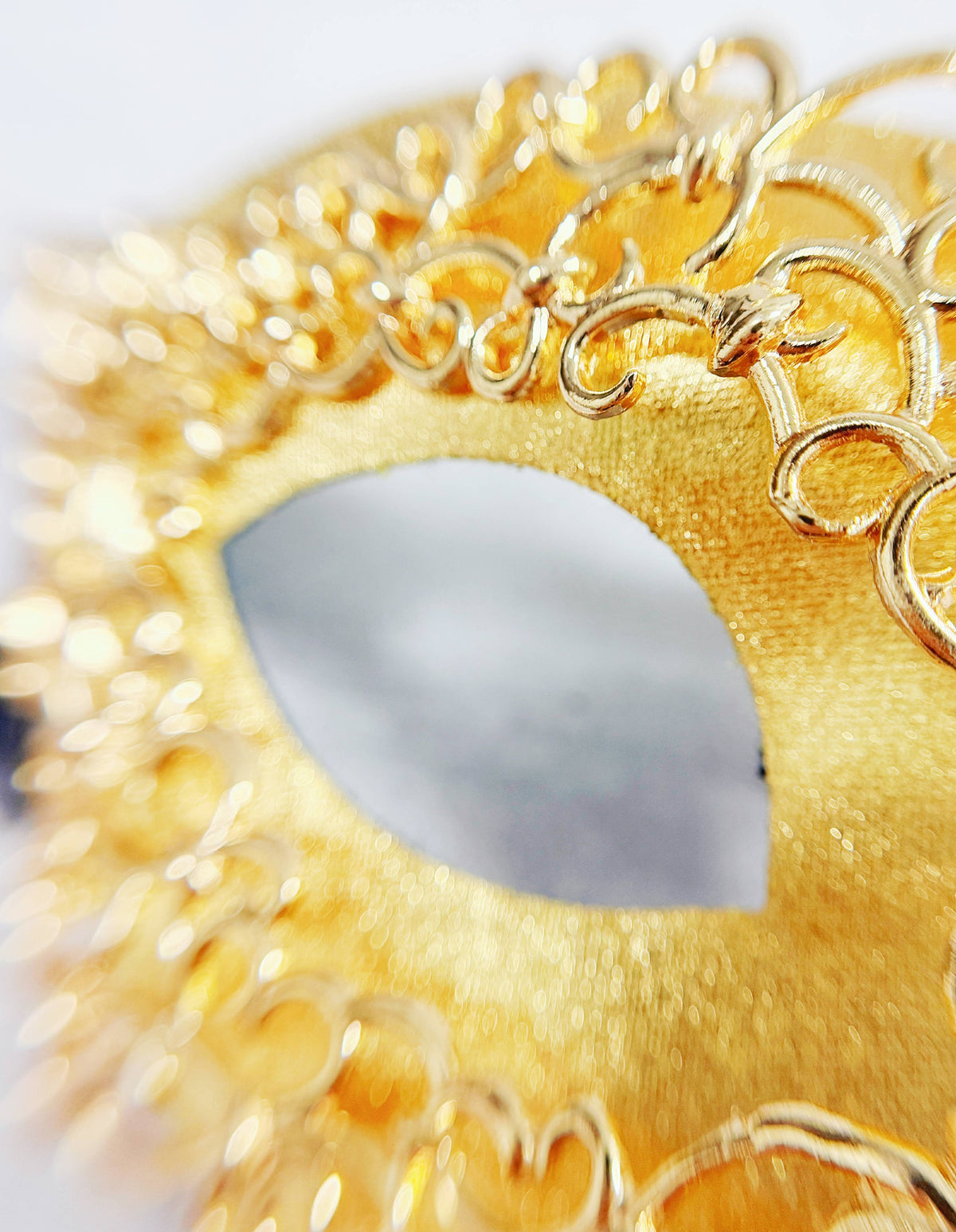 Gold gold masquerade Mask, 2 in 1 mask, Venetian mask