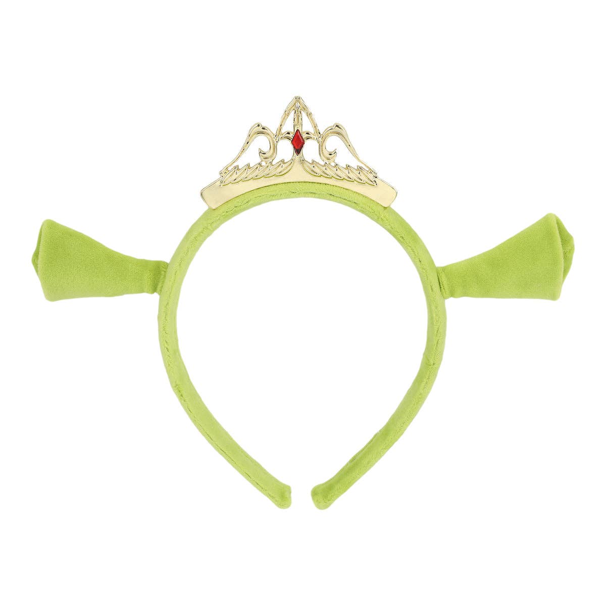 Shrek Fiona Ogre Crown Ears Headband and Heart Necklace Set