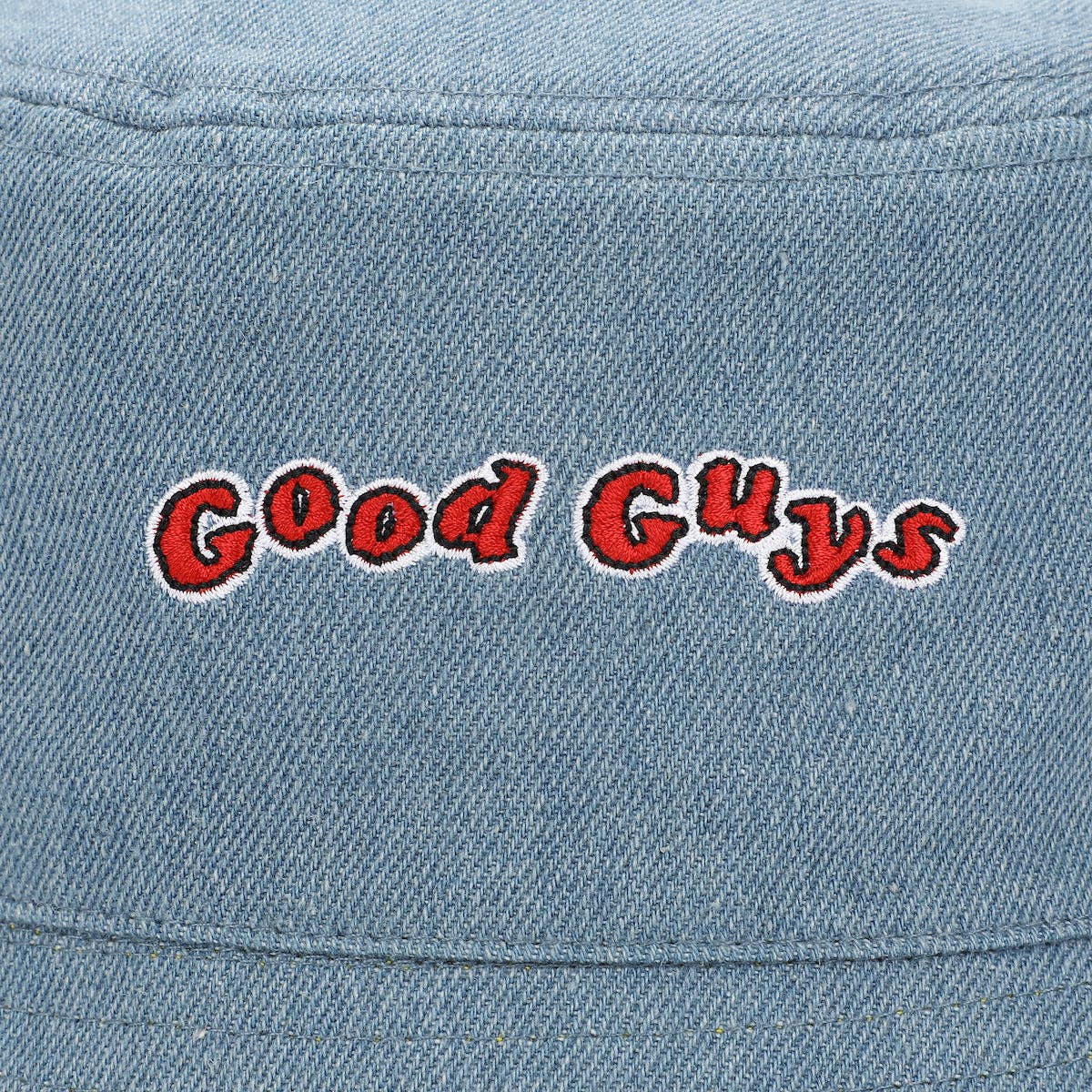 Chucky Good Guys Denim and Roller Print Reversible Bucket Hat