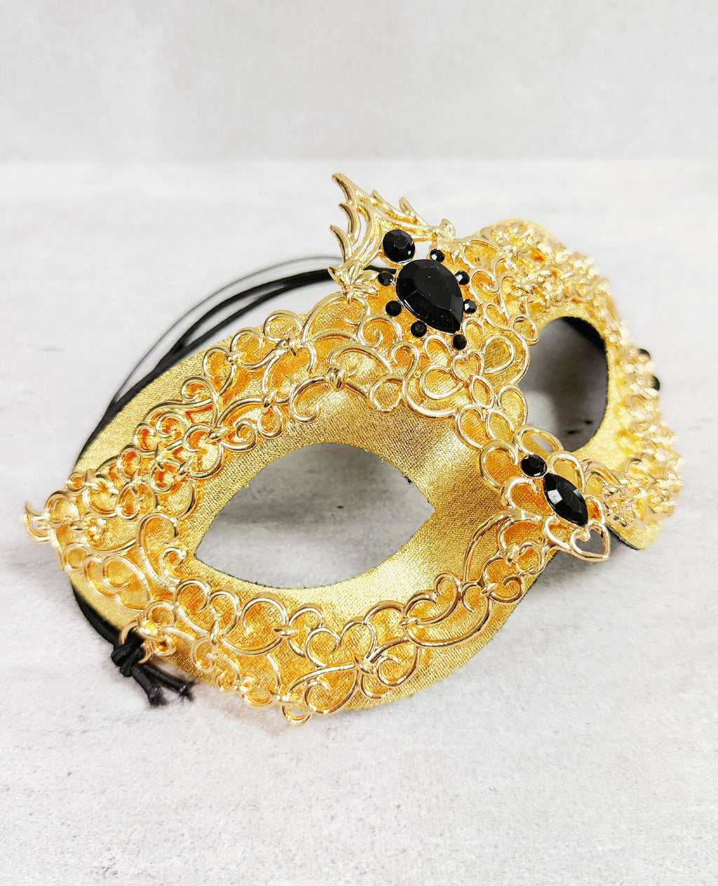 Gold gold masquerade Mask, 2 in 1 mask, Venetian mask