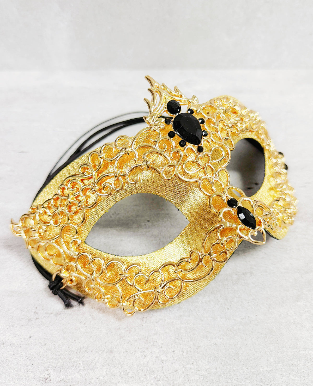 Gold gold masquerade Mask, 2 in 1 mask, Venetian mask