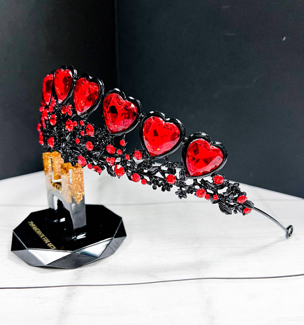 Queen of Heart Crown, Evil Witch Headband, Costume Headpiece