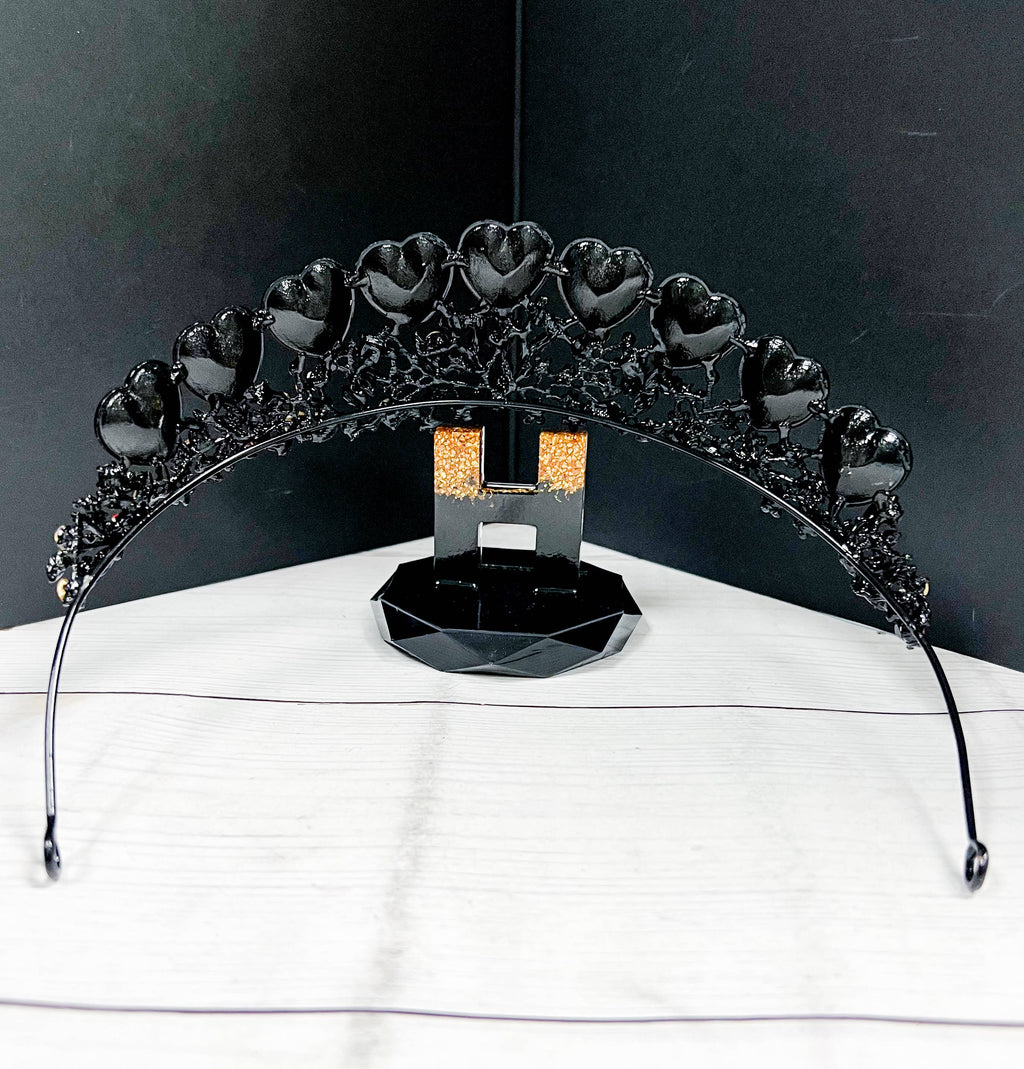 Queen of Heart Crown, Evil Witch Headband, Costume Headpiece