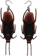 Cockroach earrings
