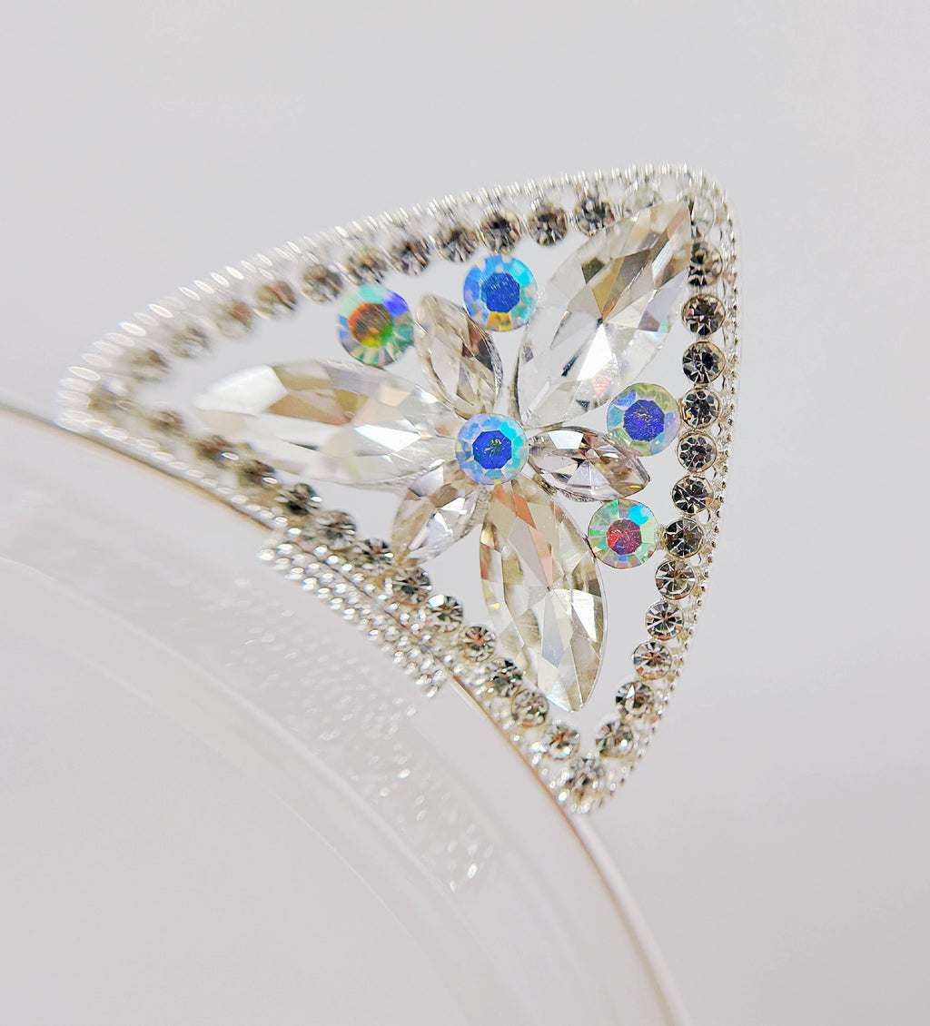 Crystal Cat Ear Headband, Costume Party, Silver Headdress