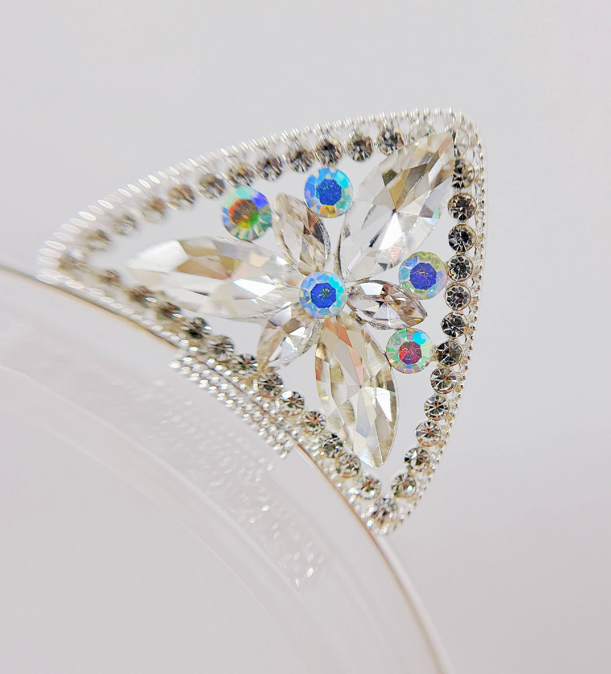 Crystal Cat Ear Headband, Costume Party, Silver Headdress