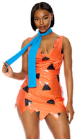 Stone Age Cartoon Character Costume