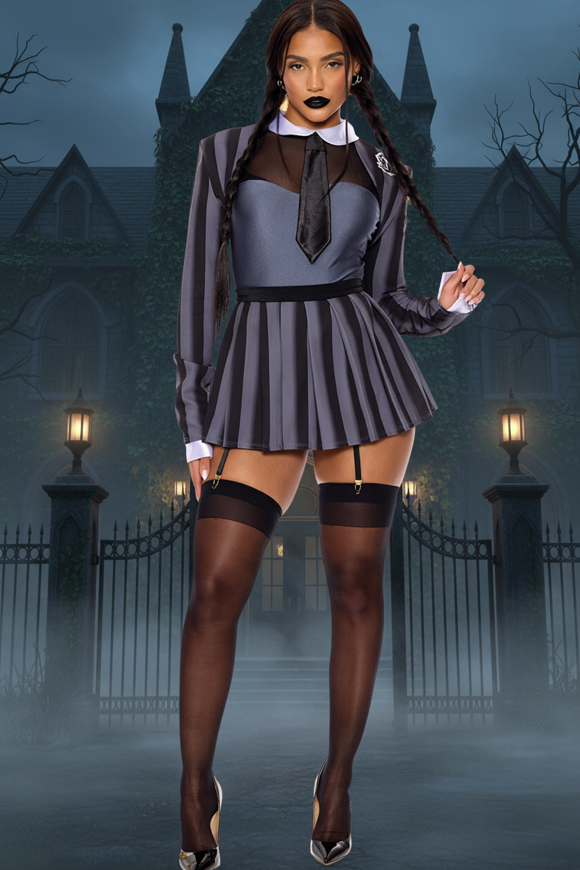 Class on Wednesday TV Show Character Costume