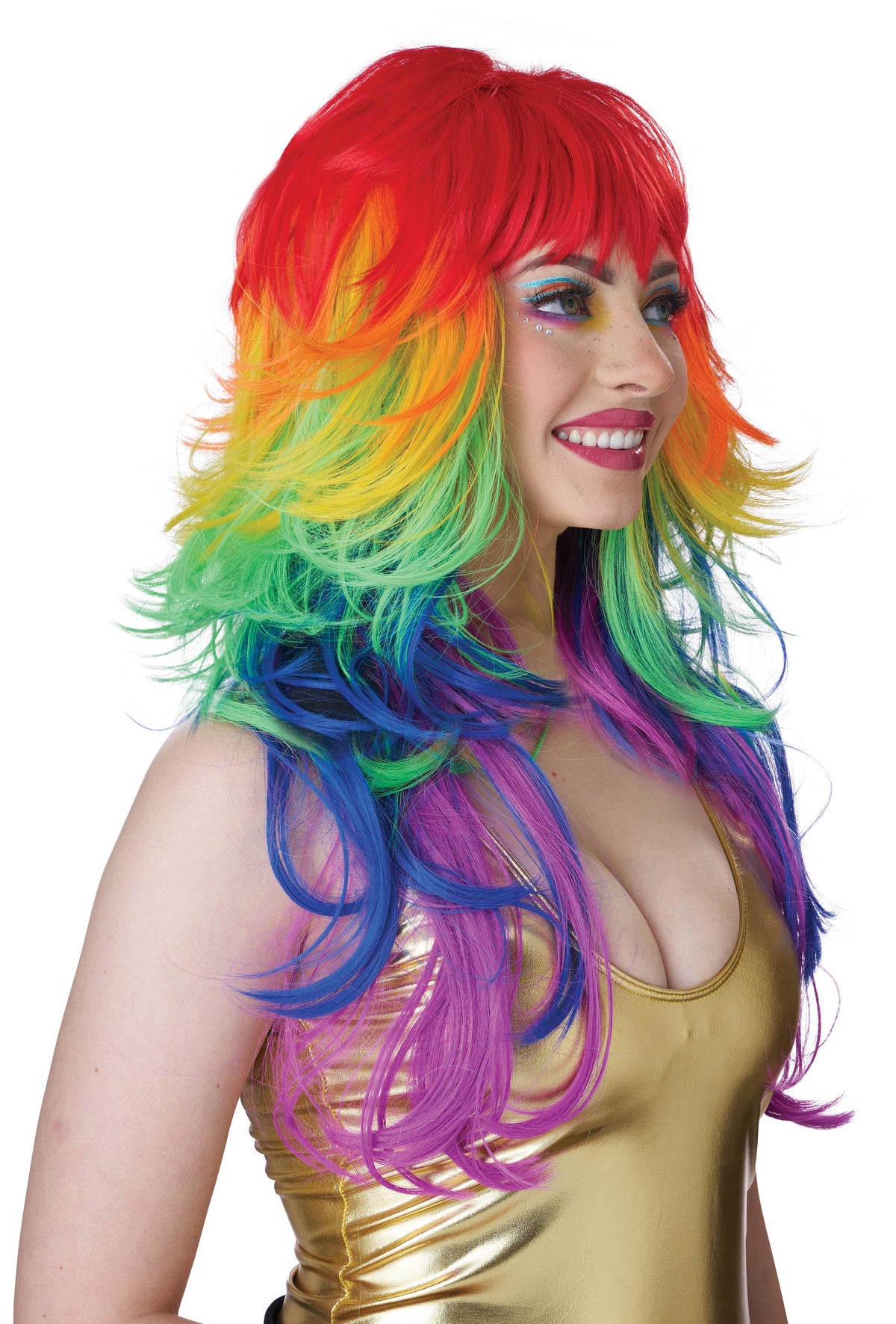 Rainbow Tresses Wig