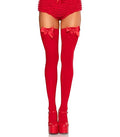 Red tights red bow