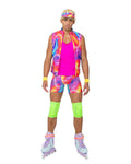 Men's Retro Rollerblade Stud Costume