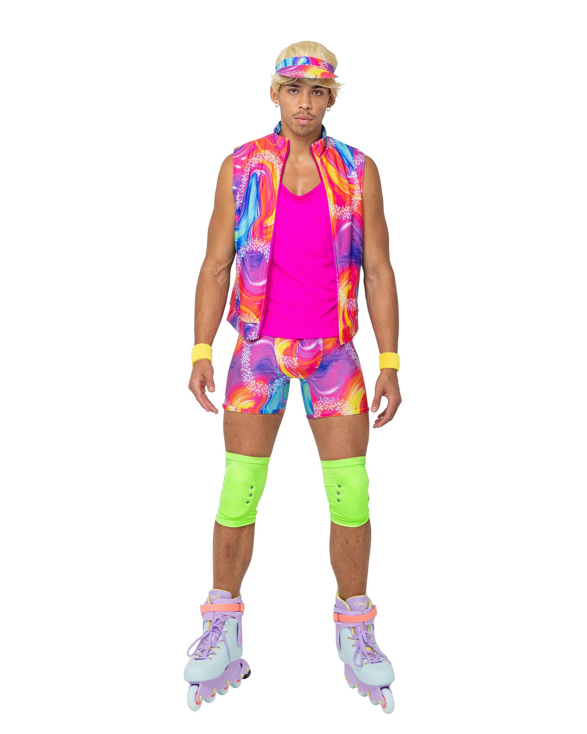Men's Retro Rollerblade Stud Costume