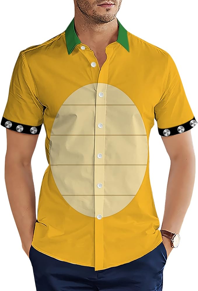Bowser Button Down Shirt