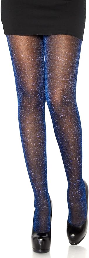 Blue  shimmer Tights