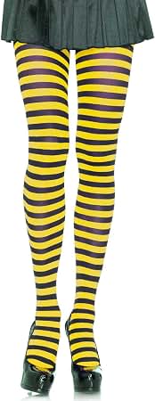 Nylon Striped Tights