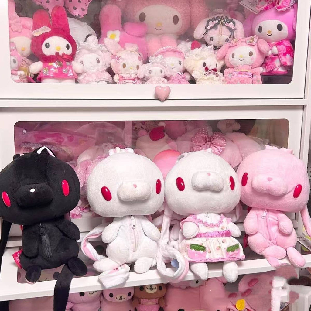 Cute Red-Eyed Rabbit Plush Backpack