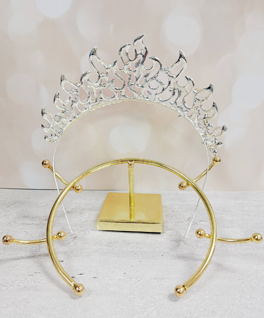 Flame of Fire Crown, Holy Fire Tiara, Red Crystal Crown