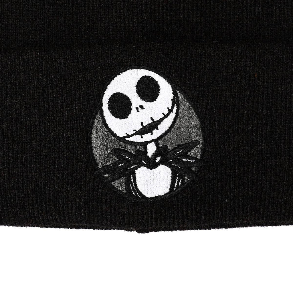 Nightmare Before Christmas Jack Skellington Black Cuff Beanie