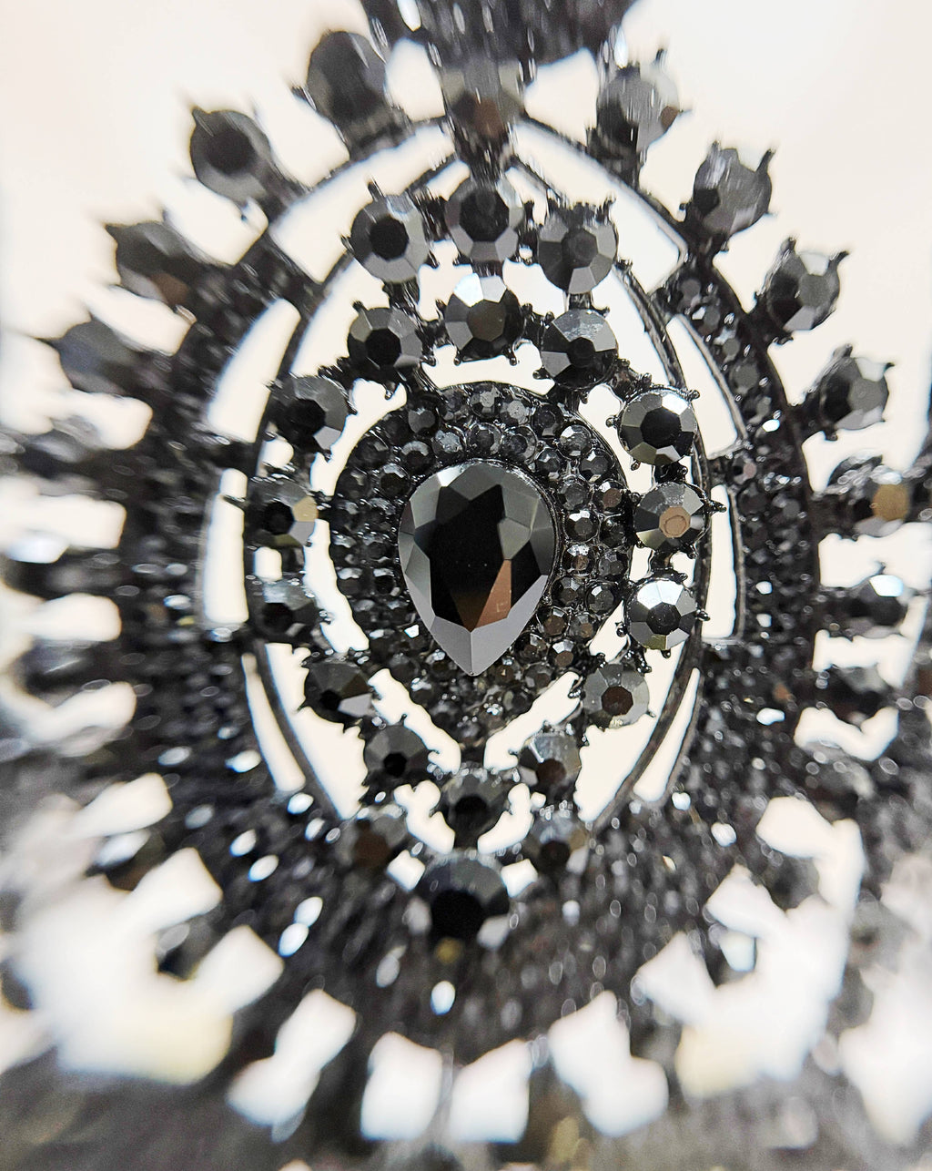 Black Goth Crown, Halloween Costume Crown, Black Comb Crown