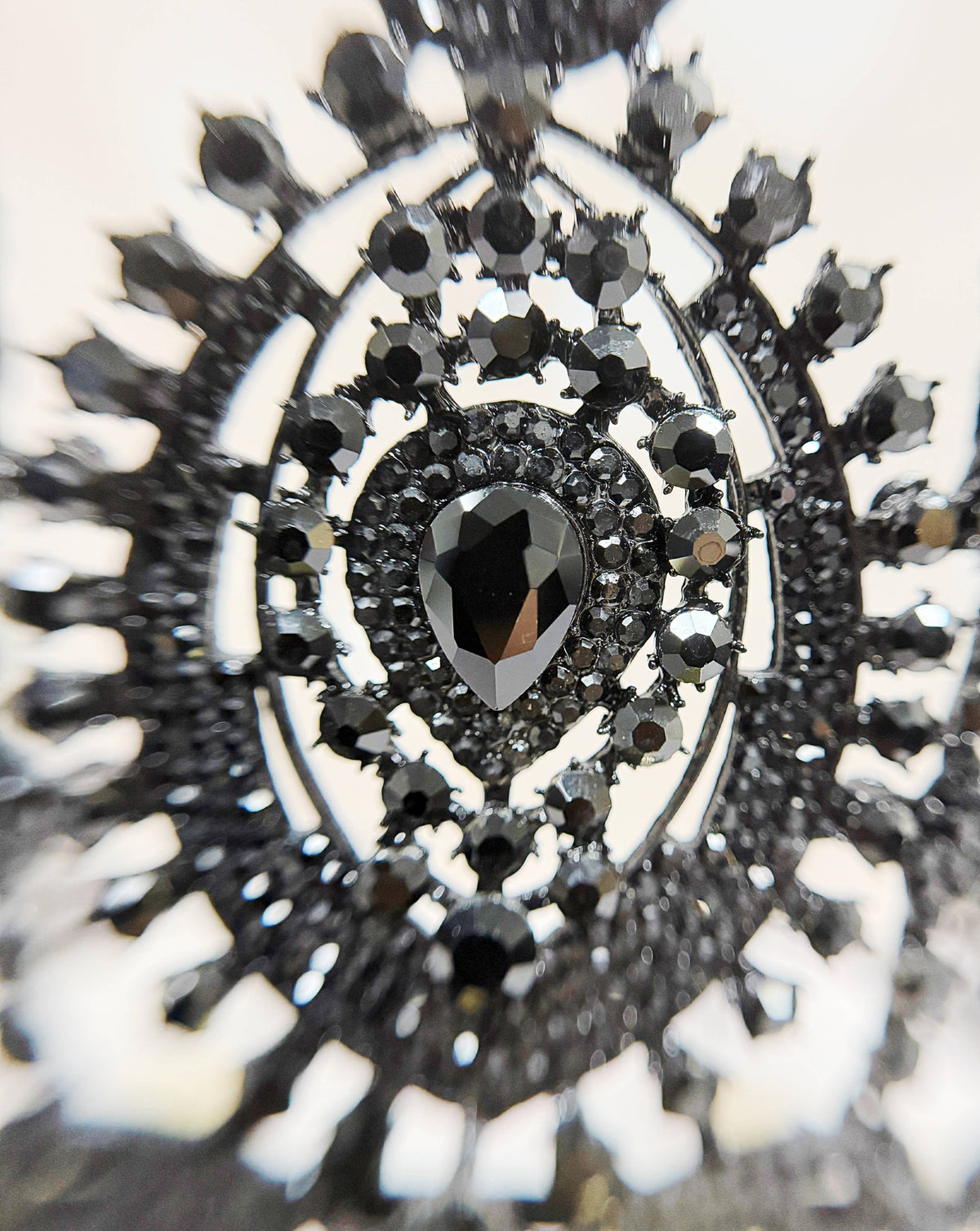 Black Goth Crown, Halloween Costume Crown, Black Comb Crown