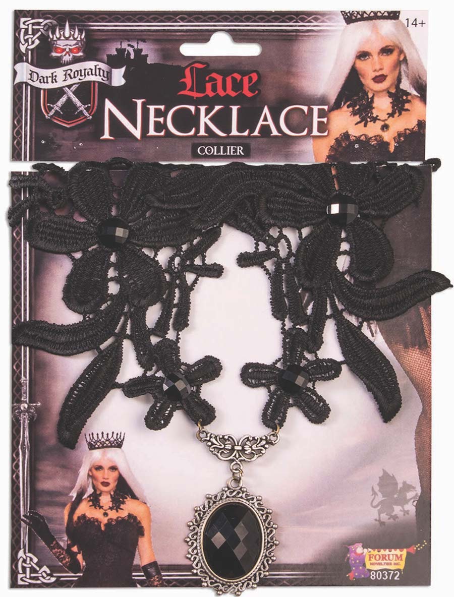 Lace necklace collier