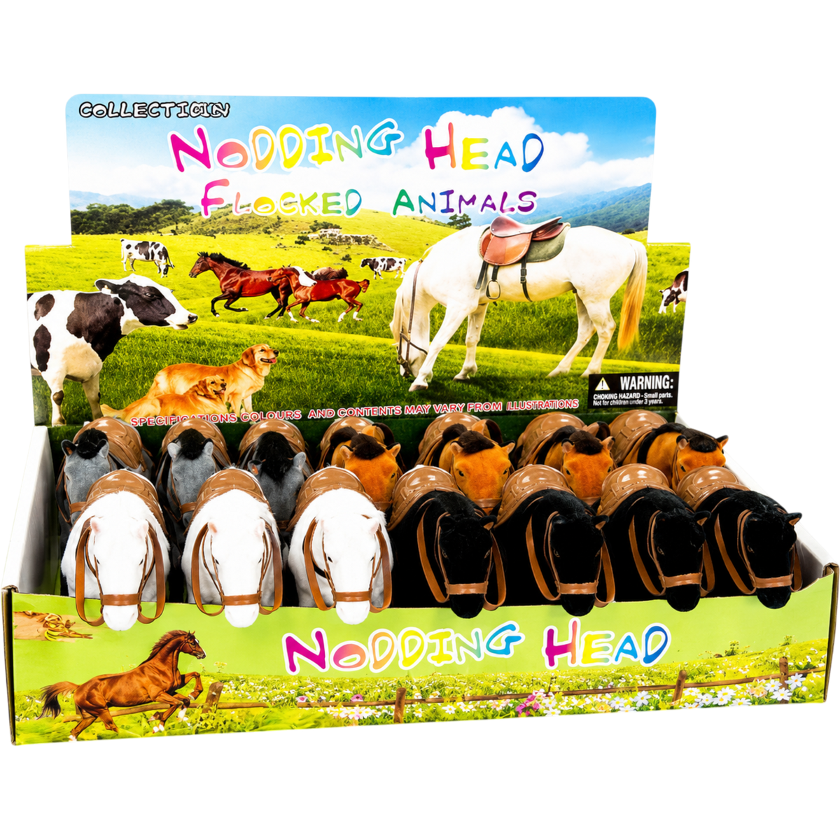 Nodding Head Horse 12 Count