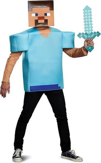 Minecraft Steve adult costume