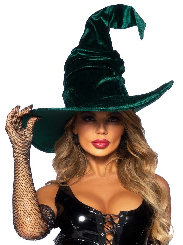 Velvet witch hat