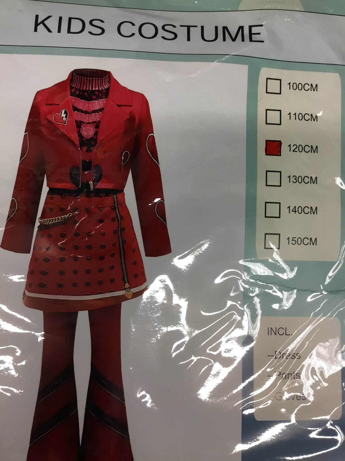 Red Daughter Kid Costume