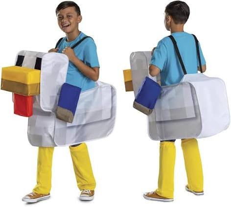 Minecraft chicken jockey child costume