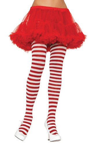 Nylon Striped Tights