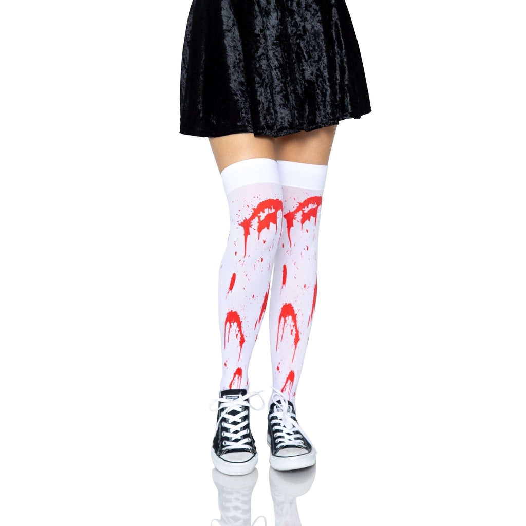 Bloody zombie thigh highs