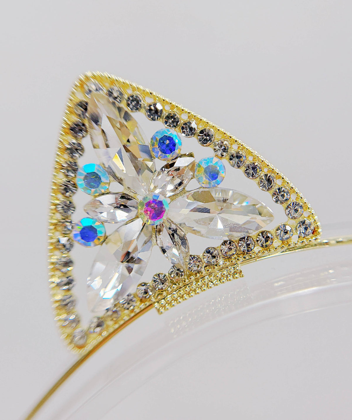 Crystal Cat Ear Headband, Costume Party, Gold Headdress