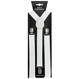 White suspenders