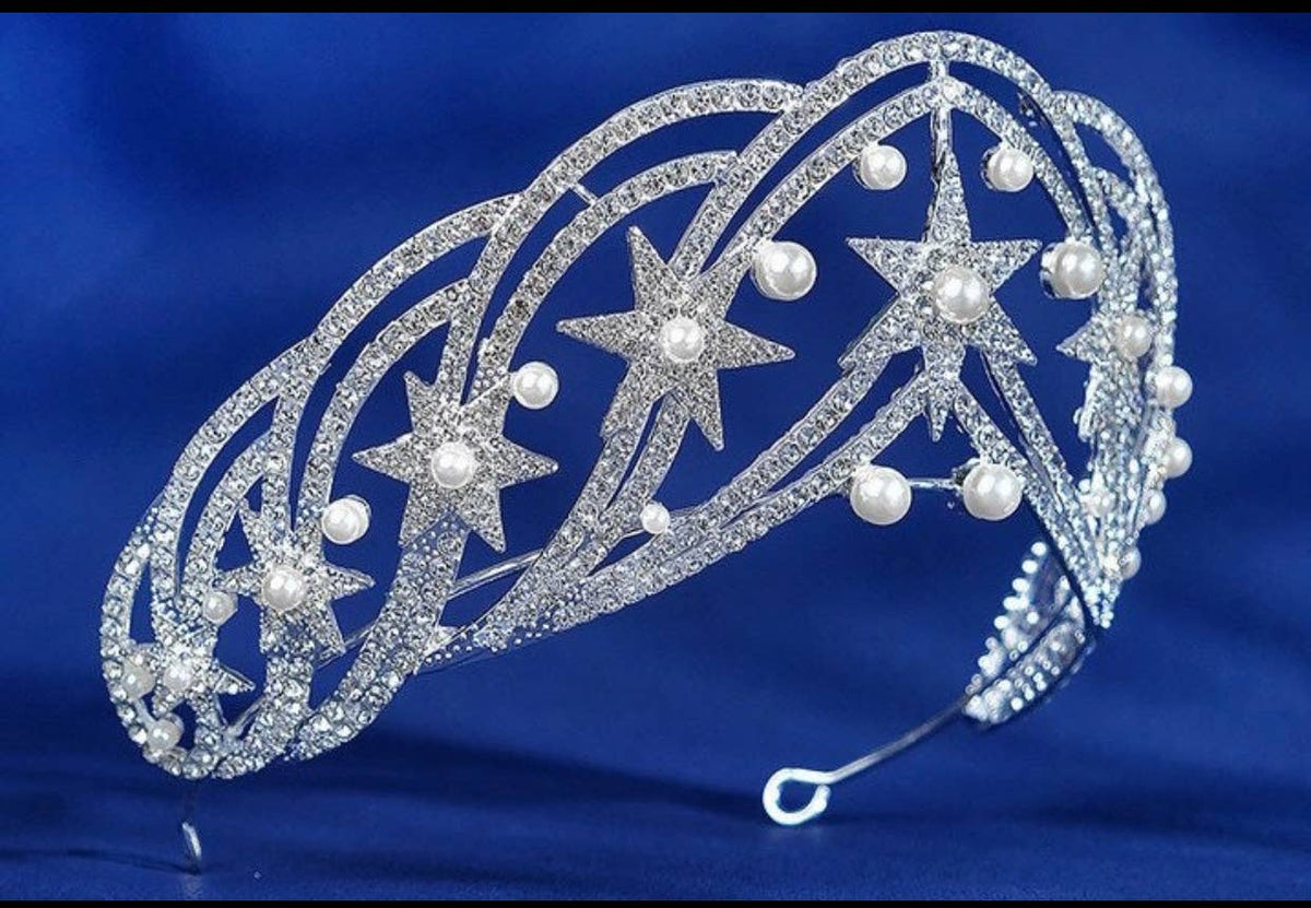 Prom Crown Crystal Tiara Pageant Queen Crown Wedding Party