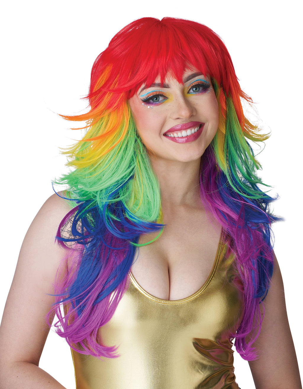Rainbow Tresses Wig