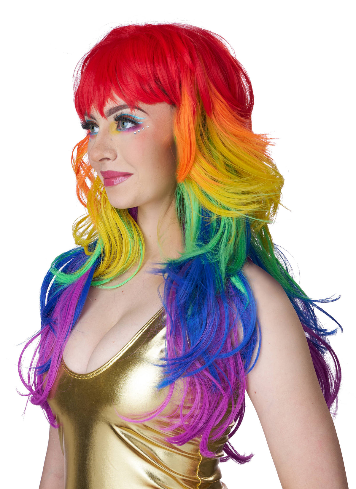 Rainbow Tresses Wig