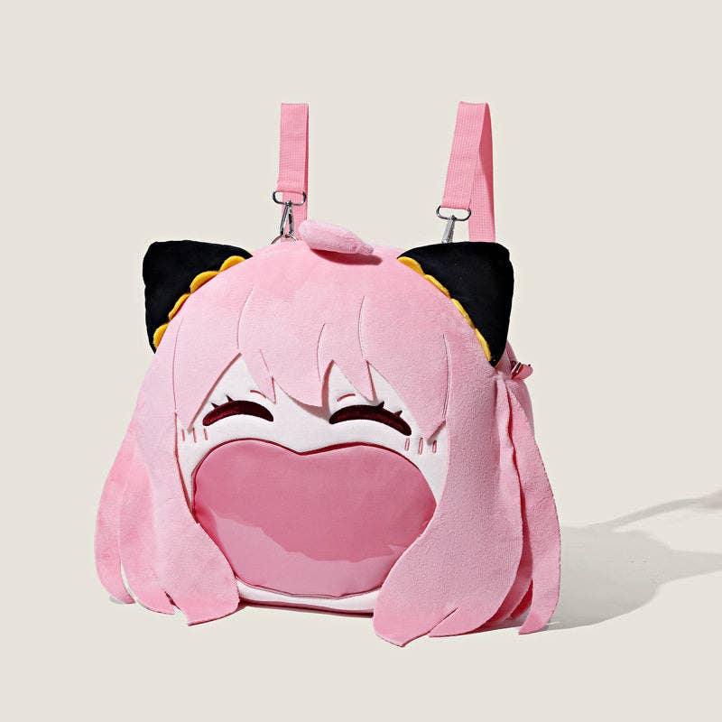 Cartoon Character Plush Backpack