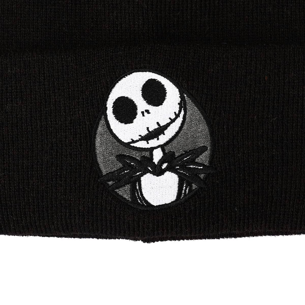 Nightmare Before Christmas Jack Skellington Black Cuff Beanie