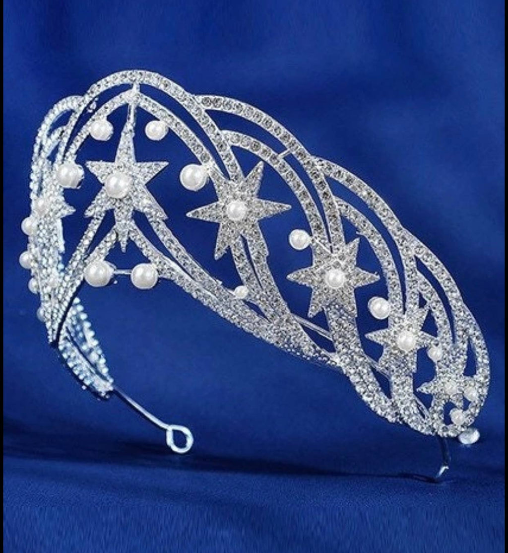 Prom Crown Crystal Tiara Pageant Queen Crown Wedding Party