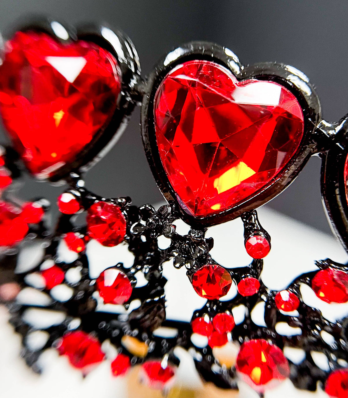 Queen of Heart Crown, Evil Witch Headband, Costume Headpiece