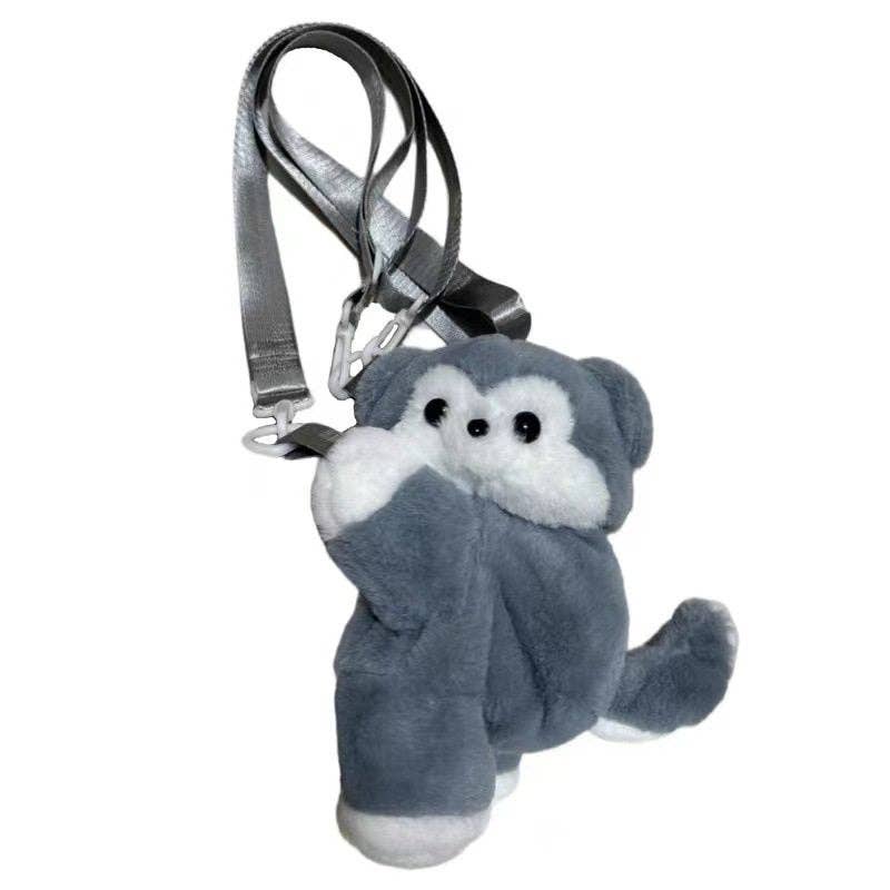 Husky Plush Backpack