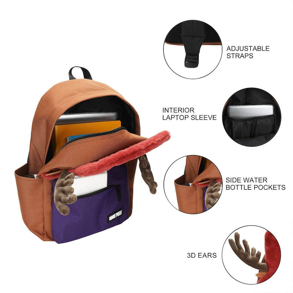 One Piece Live Action Chopper 17" Novelty Character Backpack