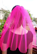 Pink veil
